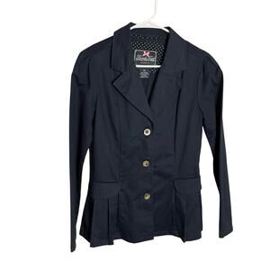 French‎ Toast Official School Wear Blazer Jacket Girls 18 Navy Peplum Button Up